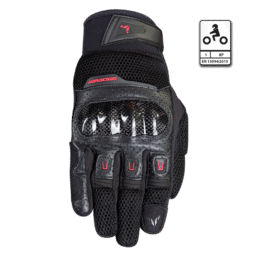 Γάντια Nordcode Air Tech CE EN 13594 μαύρο-κόκκινο