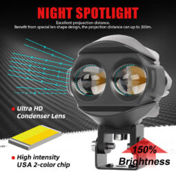 Προβολάκι αλουμινίου LED double color 3000-6200Kelvin 2500 Lumen
