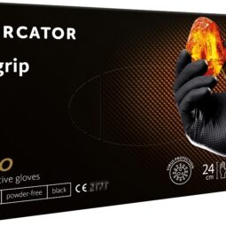 ΓΑΝΤΙΑ ΝΙΤΡΙΛΙΟΥ MERCATOR GOGRIP ΣΕ ΜΑΥΡΟ ΧΡΩΜΑ SMALL (S) ΑΜΙΟ - 50 ΤΕΜ.