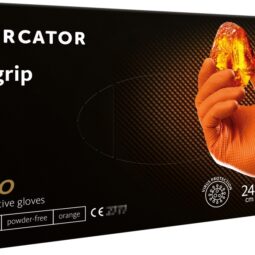 ΓΑΝΤΙΑ ΝΙΤΡΙΛΙΟΥ MERCATOR GOGRIP ΣΕ ΠΟΡΤΟΚΑΛΙ ΧΡΩΜΑ MEDIUM (M) ΑΜΙΟ - 50 ΤΕΜ.